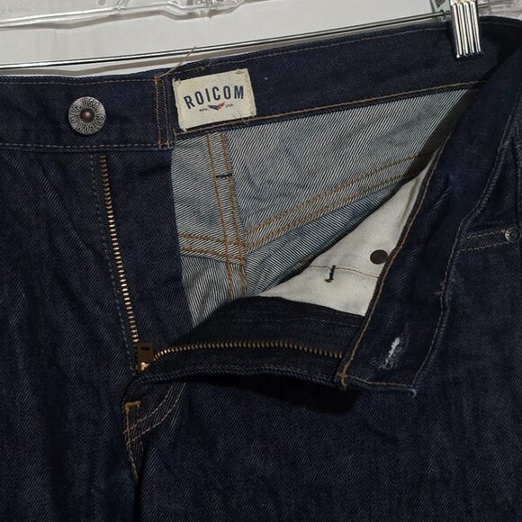 RARE! ROICOM USA 12oz Selvedge Denim Jeans - Blue - Sz 32* - Picture 4 of 4